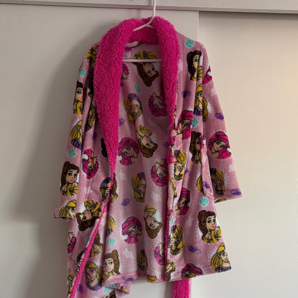 Disney Princess Pink Fleece Robe for Kids
